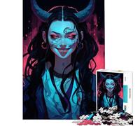 Jigsaw Puzzles for Adults1000 Pieces Demonic Emanation II Challenging Game Toys Educational Game Perfect Decoration Funny Gifts (Size 38x26cm)