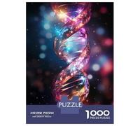 Jigsaw Puzzles for Adults1000 Pieces DNA Double Helix String Teenager Puzzles Relax Games A Work of Art Unique Birthday And Xmas Gifts 52x38cm/1000pcs