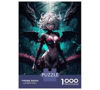 Jigsaw Puzzles for Adults1000 Pieces Dragonwings Evil Girl Adult Puzzles Relaxing Games But Fun And Humorous Fun Activities at Home 38x26cm/1000pcs