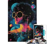 Jigsaw Puzzles for Adults1000 Pieces Elevated Dreamer in Pink Stellar Vortex Jigsaw 1000 Piece Toy Wall Decor Tough Challenge Beautiful Design Game (75x50cm)
