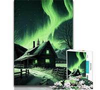 Jigsaw Puzzles for Adults1000 Pieces Emerald Sky Brainteaser Family Games For Family Fun Birthday Gifts (size 50x75cm)
