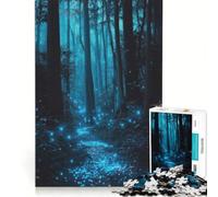 Jigsaw Puzzles for Adults1000 Pieces Enchanted Forest Path, Family Games, Stress Reliever, with Matching Poster And Trivia Sheet 38x52cm