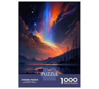 Jigsaw Puzzles for Adults1000 Pieces Epic Blue And Orange Sky Jigsaw for Adults Family Game Wall Decoration Challenging Game Gifts 52x38cm/1000pcs