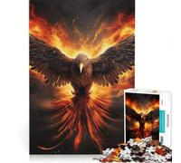 Jigsaw Puzzles for Adults1000 Pieces Eternal Phoenix, Family Games, Stress Reliever, with Matching Poster And Trivia Sheet 38x52cm
