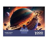 Jigsaw Puzzles for Adults1000 Pieces Explore The Galaxy Space Adventure Jigsaws for Adults Family Game Analysis And Logic Christmas Birthday Gifts 52x38cm/1000pcs