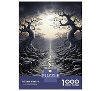 Jigsaw Puzzles for Adults1000 Pieces Fantasy Forest Pathway Art Print Jigsaws for Adults Family Game Analysis And Logic Christmas Birthday Gifts 38x26cm/1000pcs