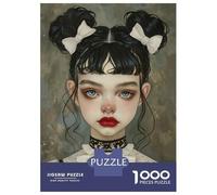 Jigsaw Puzzles for Adults1000 Pieces Female Portrait Puzzle for Adults Brain Teaser Game A Work of Art Fun Activities at Home 52x38cm/1000pcs