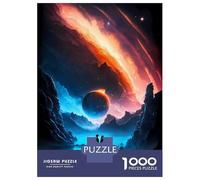 Jigsaw Puzzles for Adults1000 Pieces Galactic Trails Night Sky Jigsaw for Adults Family Game Wall Decoration Challenging Game Gifts 38x26cm/1000pcs