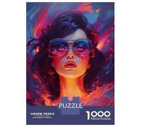 Jigsaw Puzzles for Adults1000 Pieces Galaxy Girl No1 Adult Puzzles Fun Games Difficult Challenge Fun at Home Activities, 38x26cm/1000pcs