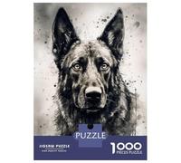 Jigsaw Puzzles for Adults1000 Pieces German Shepherd Dog Beauty Puzzle for Adults Brain Teaser Game A Work of Art Fun Activities at Home 70x50cm/1000pcs