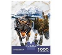 Jigsaw Puzzles for Adults1000 Pieces Ghost of The Taiga Adult Puzzles Fun Games Difficult Challenge Fun at Home Activities, 52x38cm/1000pcs