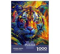 Jigsaw Puzzles for Adults1000 Pieces Golden Tiger Guardian Jigsaw for Adults Family Game Precision Cutting Unique Birthday And Xmas Gifts 52x38cm/1000pcs