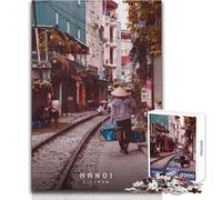 Jigsaw Puzzles for Adults1000 Pieces Hanoi Educational Family Game Perfect Decoration Art Work Gift Size 50x75cm