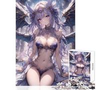 Jigsaw Puzzles for Adults1000 Pieces Heavenly Guardian Educational Toy Birthday Gift Fun Games Enhance Love between Couples Size 50x75cm