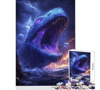Jigsaw Puzzles for Adults1000 Pieces Leviathan Awakens Shared Joyful Family Experience Wonderful Christmas Surprise Gifts (50x75cm)