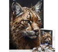 Jigsaw Puzzles for Adults1000 Pieces Lynx Sorcery Impossible Game Perfect Decoration Educational Toy Fun Activities at Home (50X75cm)