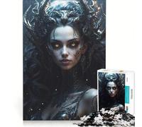 Jigsaw Puzzles for Adults1000 Pieces Mistress of The Night Practical Game Decompressing Intellectual Birthday Present,Travel Gifts 38x26cm