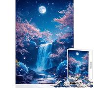 Jigsaw Puzzles for Adults1000 Pieces Moon Landscape Magic Practical Game Hand Speed Race Educational Toy for Is Ideal As A Gifts (38X26CM)