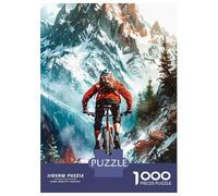 Jigsaw Puzzles for Adults1000 Pieces Mountain Biking Adventure Jigsaws for Adults Hands-on Game Enhance Memory Fun Activities at Home 70x50cm/1000pcs