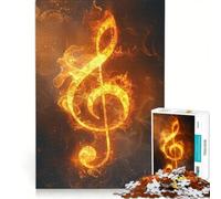 Jigsaw Puzzles for Adults1000 Pieces Mystical Fire Symbol Practical Game Decompressing Intellectual Birthday Present,Travel Gifts 50x75cm