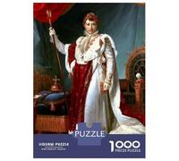 Jigsaw Puzzles for Adults1000 Pieces Napoleon in Robes Adult Puzzles Fun Games Difficult Challenge Fun at Home Activities, 52x38cm/1000pcs