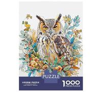 Jigsaw Puzzles for Adults1000 Pieces Nature Minimalist Owl Adult Puzzles Fun Games Difficult Challenge Fun at Home Activities, 70x50cm/1000pcs
