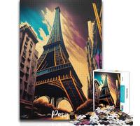Jigsaw Puzzles for Adults1000 Pieces Paris Eiffel Tower Toy Intellectual Game Birthday Present Birthday Gifts 38x52cm(1000pcs)