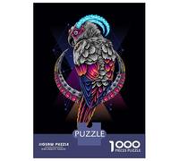 Jigsaw Puzzles for Adults1000 Pieces Parrot Art Print Teenager Puzzles Relax Games A Work of Art Unique Birthday And Xmas Gifts 52x38cm/1000pcs