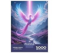 Jigsaw Puzzles for Adults1000 Pieces Phoenix Rising Lavender Valley Adult Jigsaw Puzzle Fun Games Hand Speed Race Challenging Game Gifts 38x26cm/1000pcs