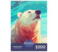 Jigsaw Puzzles for Adults1000 Pieces Polar Bear Animals Adult Puzzles Relaxing Games But Fun And Humorous Fun Activities at Home 70x50cm/1000pcs