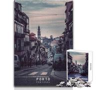 Jigsaw Puzzles for Adults1000 Pieces Porto Educational Family Game Perfect Decoration Art Work Gift Size 38x52cm