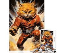 Jigsaw Puzzles for Adults1000 Pieces Powerful Ginger Shared Joyful Family Experience Wonderful Christmas Surprise Gifts (38x52cm)