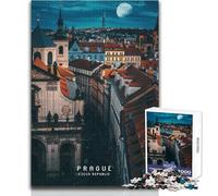 Jigsaw Puzzles for Adults1000 Pieces Prague Educational Family Game Perfect Decoration Art Work Gift Size 38x52cm