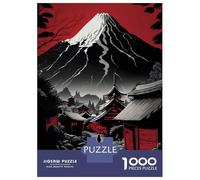 Jigsaw Puzzles for Adults1000 Pieces Red Mountain Adult Puzzles Relaxing Games But Fun And Humorous Fun Activities at Home 70x50cm/1000pcs