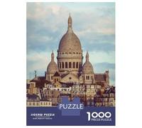 Jigsaw Puzzles for Adults1000 Pieces Sacré-Cœur Basilica, Paris Adult Puzzles Relaxing Games But Fun And Humorous Fun Activities at Home 38x26cm/1000pcs