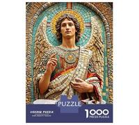 Jigsaw Puzzles for Adults1000 Pieces Saint Raphael Archangel Adult Puzzles Relaxing Games But Fun And Humorous Fun Activities at Home 70x50cm/1000pcs