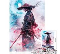 Jigsaw Puzzles for Adults1000 Pieces Samurai Woman in The Wind Jigsaw Puzzles 1000 Home Decoration Toys Gifts for Women Men But Fun And Humorous (50x75cm)
