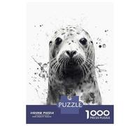 Jigsaw Puzzles for Adults1000 Pieces Seal Beauty Watercolor Jigsaws for Adults Hands-on Game Enhance Memory Fun Activities at Home 38x26cm/1000pcs
