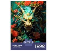 Jigsaw Puzzles for Adults1000 Pieces Seraphina Dragon Adult Puzzles Hands-on Game Perfect Decoration Fun Activities at Home 52x38cm/1000pcs
