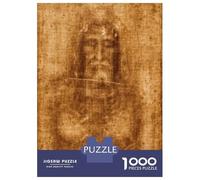 Jigsaw Puzzles for Adults1000 Pieces Shroud of Turin Puzzle for Adults Brain Teaser Game A Work of Art Fun Activities at Home 70x50cm/1000pcs