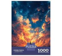 Jigsaw Puzzles for Adults1000 Pieces Silhouette Under Starry Sky Jigsaw for Adults Family Game Wall Decoration Challenging Game Gifts 70x50cm/1000pcs