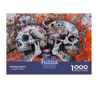 Jigsaw Puzzles for Adults1000 Pieces Skulls Graffiti Artwork Teenager Puzzles Relax Games A Work of Art Unique Birthday And Xmas Gifts 70x50cm/1000pcs