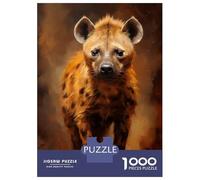 Jigsaw Puzzles for Adults1000 Pieces Spotted Hyena Adult Puzzles Relaxing Games But Fun And Humorous Fun Activities at Home 70x50cm/1000pcs