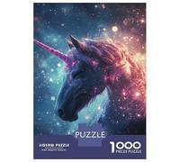 Jigsaw Puzzles for Adults1000 Pieces Starry Unicorn Majesty -3 Puzzle for Adults Brain Teaser Game A Work of Art Fun Activities at Home 38x26cm/1000pcs
