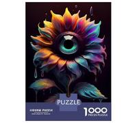 Jigsaw Puzzles for Adults1000 Pieces Surreal Sunflower Eye Jigsaws for Adults Hands-on Game Enhance Memory Fun Activities at Home 38x26cm/1000pcs