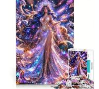 Jigsaw Puzzles for Adults1000 Pieces The Cosmic Queen Brain Teaser Game Pattern Assembly Great Gift for Gaming 50x75cm