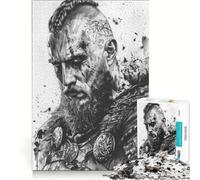 Jigsaw Puzzles for Adults1000 Pieces The Great Nordic Warrior Impossible Game Fun at Home Activities Christmas Birthday Gifts 38x52cm