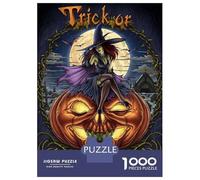 Jigsaw Puzzles for Adults1000 Pieces The Halloween Spirit Adult Puzzles Fun Games Difficult Challenge Fun at Home Activities, 38x26cm/1000pcs