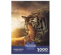 Jigsaw Puzzles for Adults1000 Pieces The Huge Tiger Puzzle for Adults Brain Teaser Game A Work of Art Fun Activities at Home 70x50cm/1000pcs