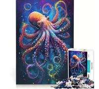 Jigsaw Puzzles for Adults1000 Pieces The Intelligent Octopus Hands-on Game For Family Fun Unique Birthday And Gifts 38x52cm